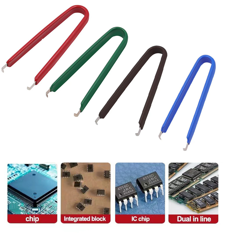 Electronics Repair Center - Extracteur IC de Type U, pincettes,