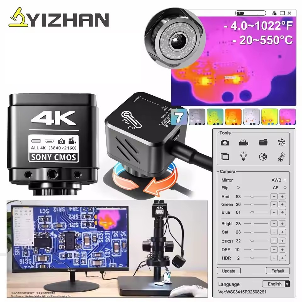 Electronics Repair In Usa - Caméra de microscope thermique YIZHAN 256*192