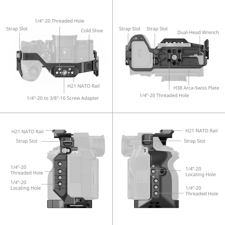 Kit de cage pour appareil phot - Sony Camera A7 Iv avis et prix