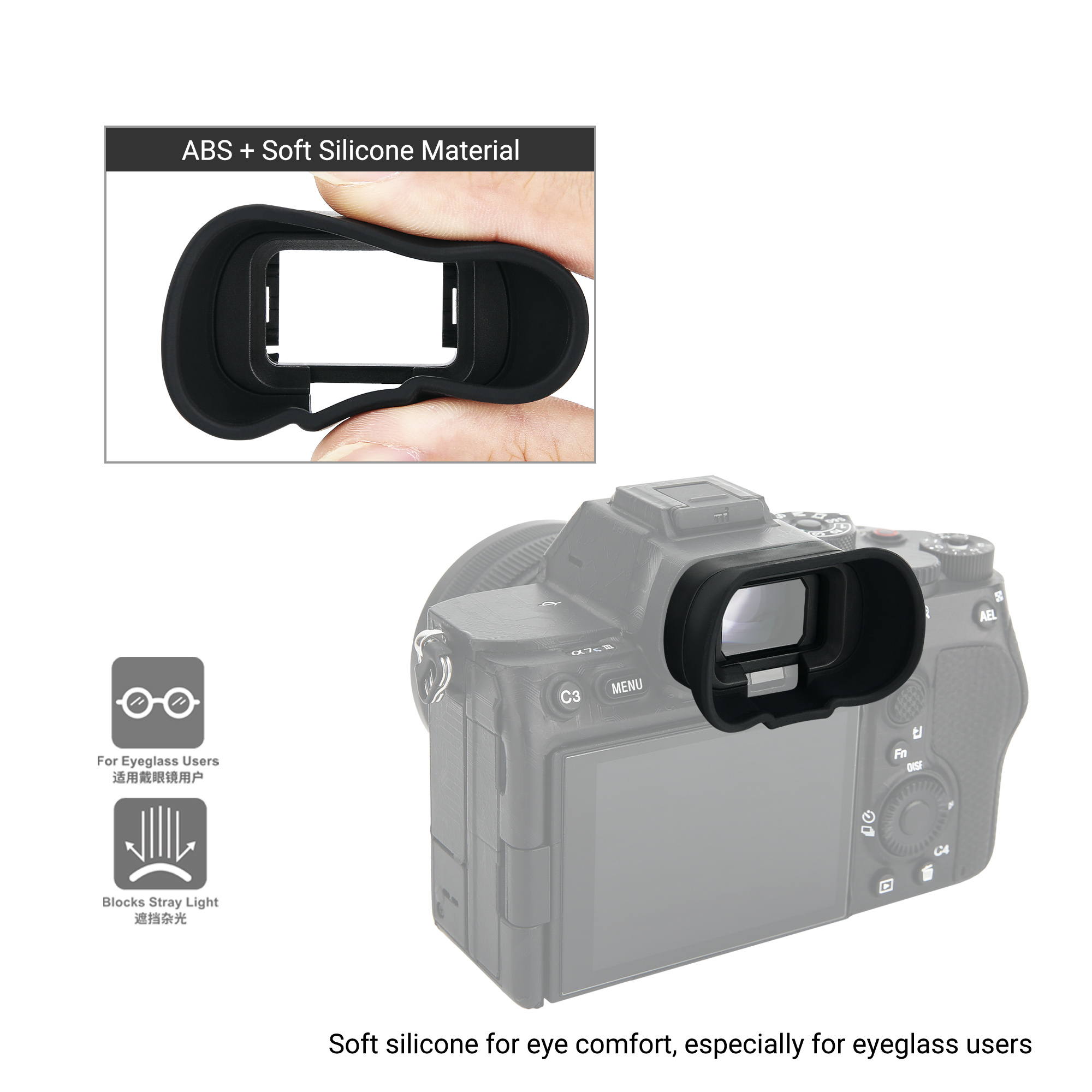 Ocularuse longue en silicone s - Sony Camera A7 Iv avis et prix
